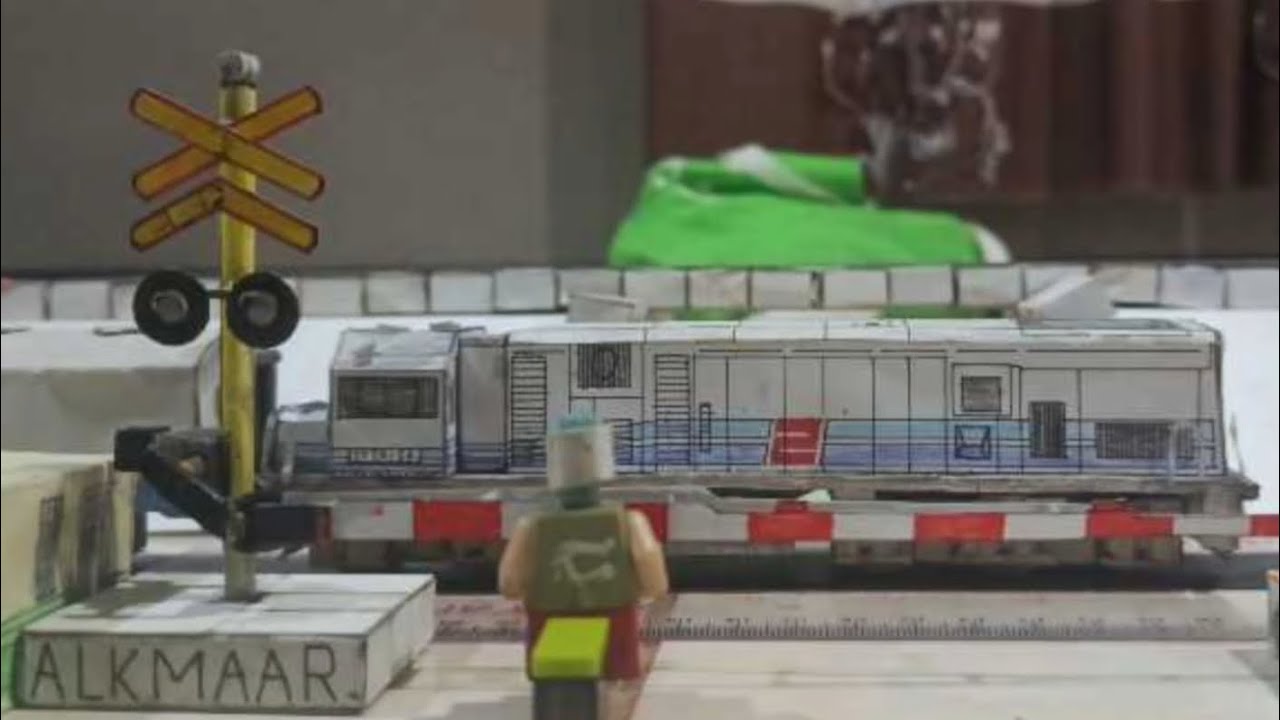 Perlintasan unik JPL 28 Jatiraksa (fiksi yh) | stop-motion random