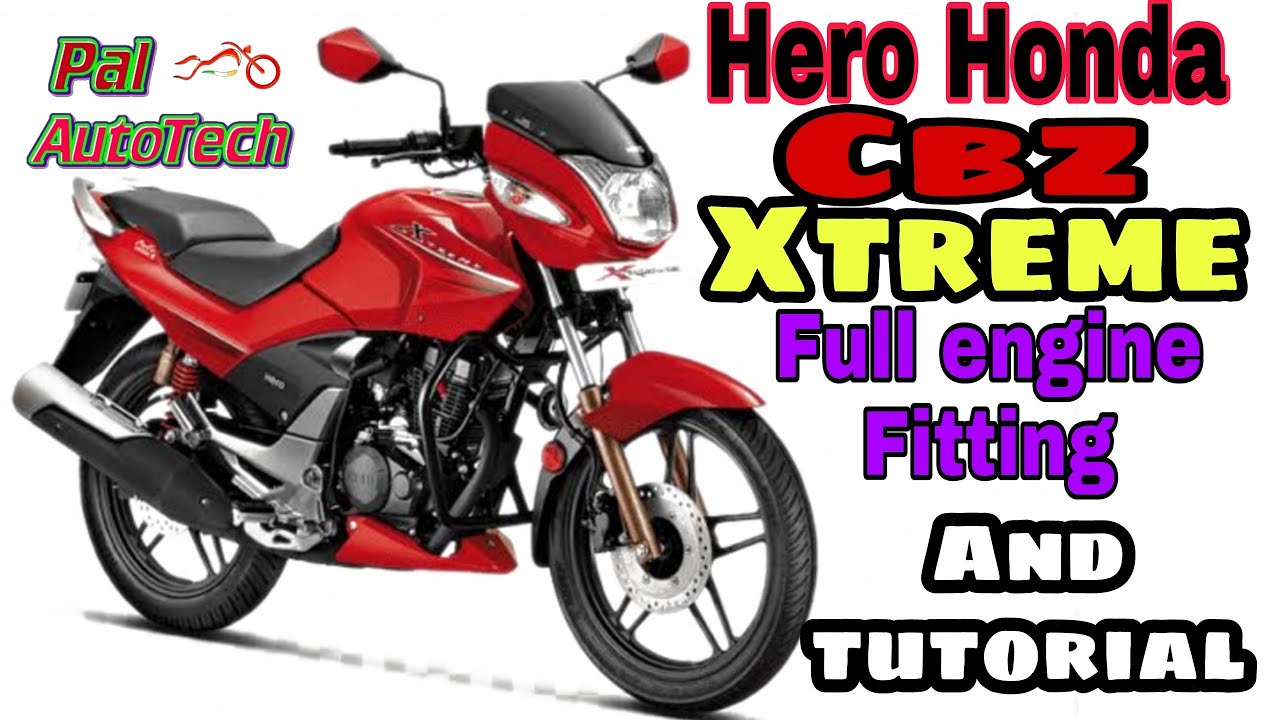 Pal Auto tech hero honda CBZ Xtreme full engine fitting tutorial ranjit Pal engine fitting