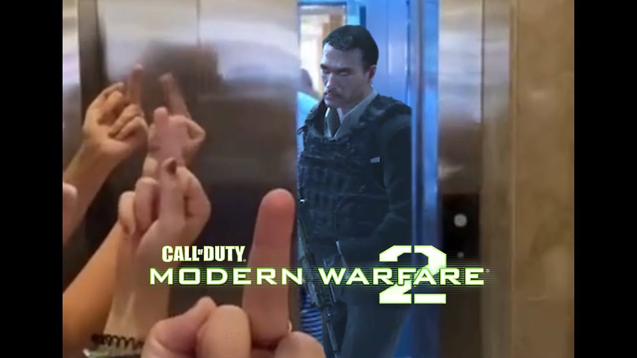 Makarov Zakhaev International Airport Middle Finger meme (Modern Warfare 2)