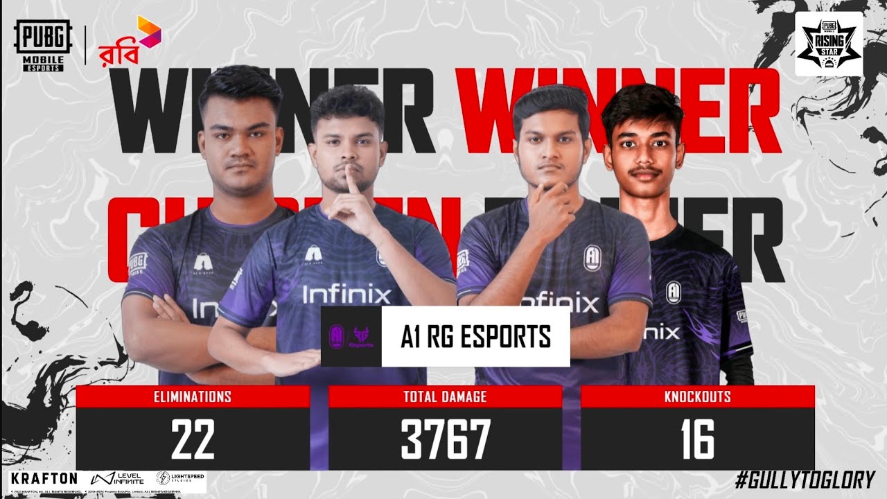22 KILLS CHICKEN DINNER| A1RG E-SPORTS 🥰🔥