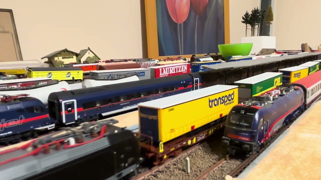 ÖBB N Spur 1116.195 mit Nightjet / Br 185 Tauernbahn Mallnitz-Obervellach 