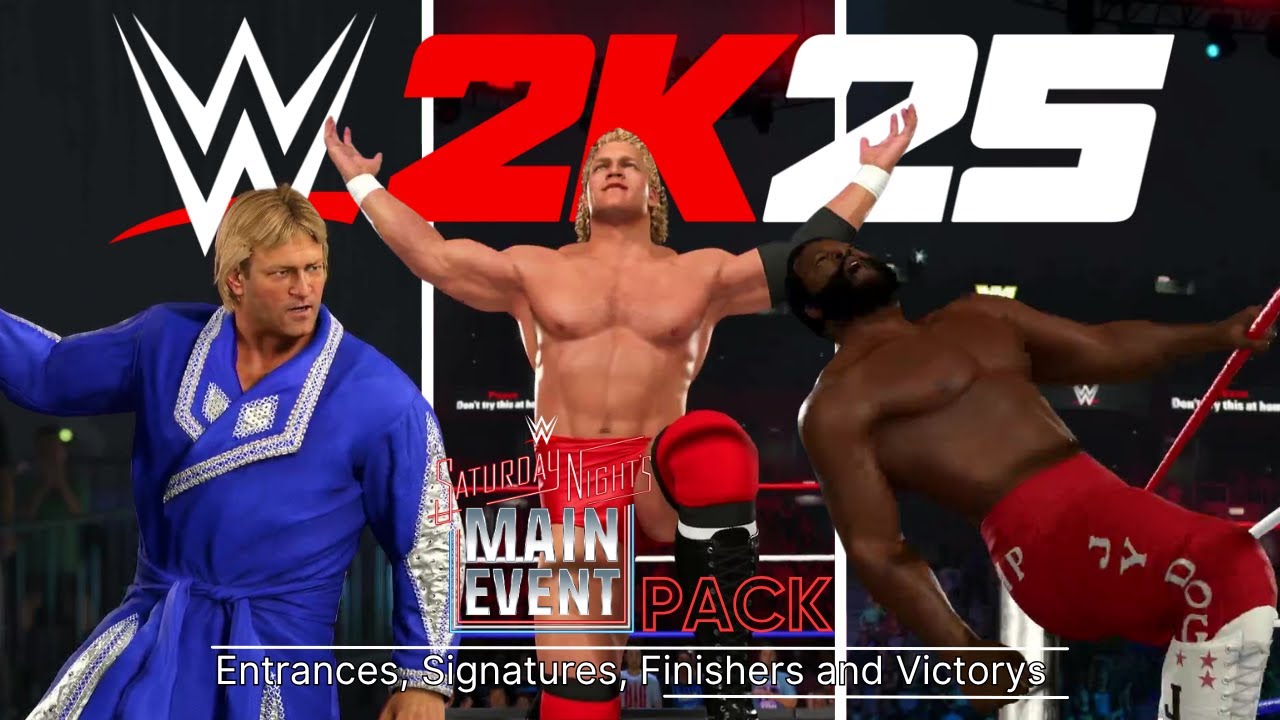 WWE 2K25: ГЛАВНОЕ СОБЫТИЕ СУББОТЫ ВЕЧЕРОМ (ВСЕ ВХОДЫ, ПОДПИСИ, ФИНИШЕРЫ И ПОБЕДЫ)