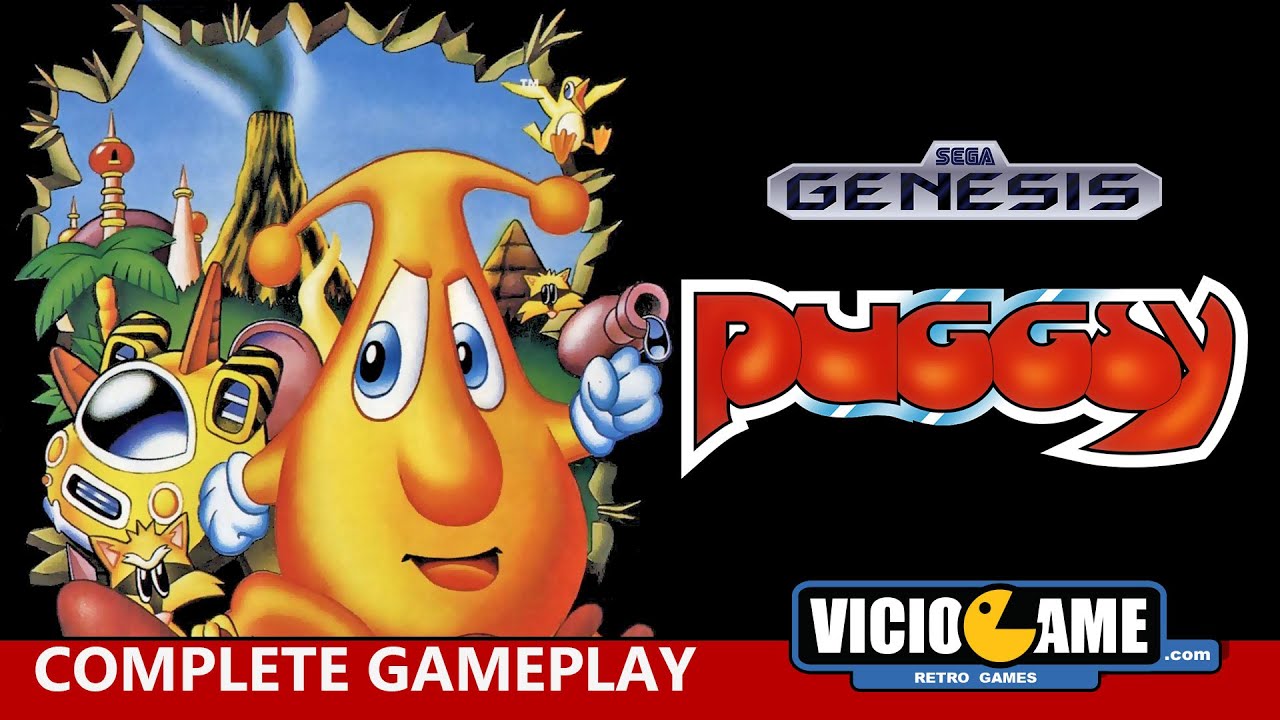 🎮 Puggsy (Mega Drive) Complete Gameplay