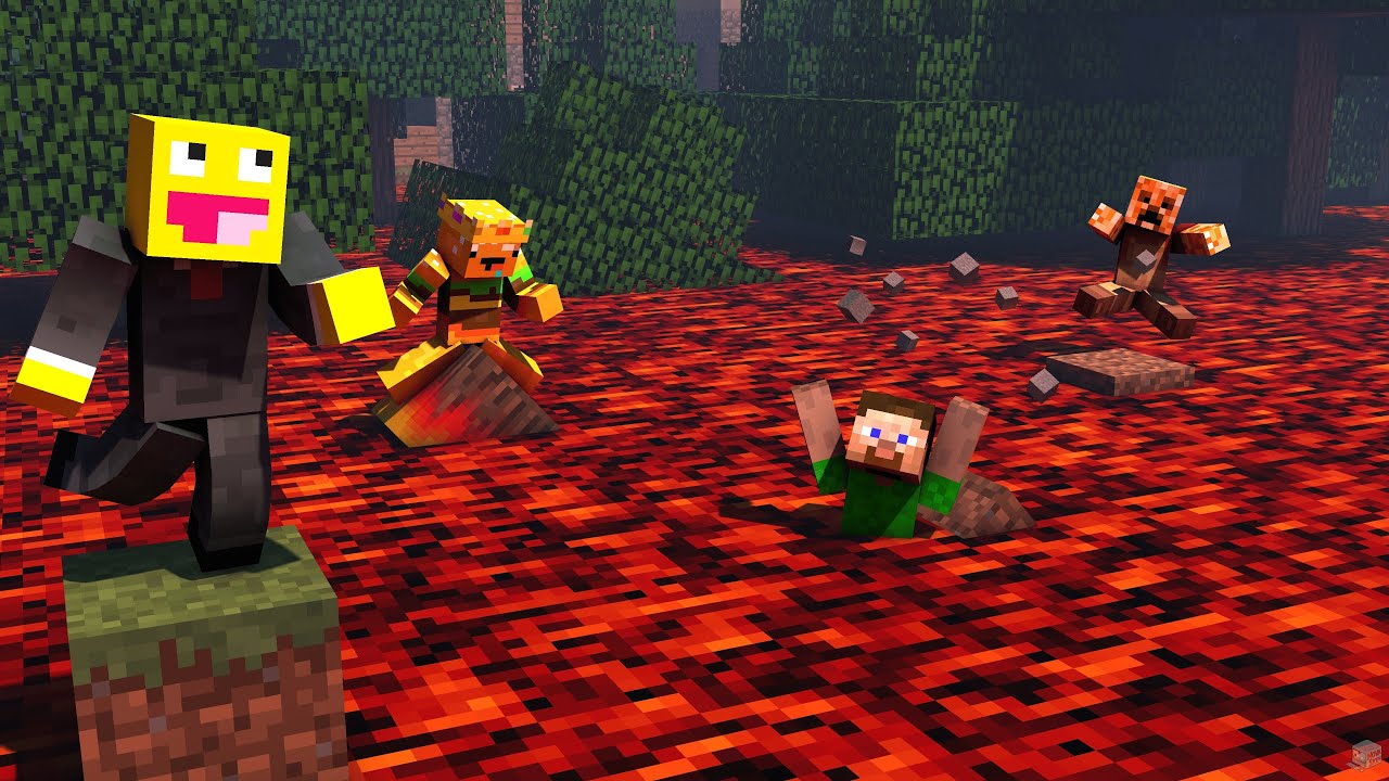 Minecraft Lava Survival! (Featuring Colin!)
