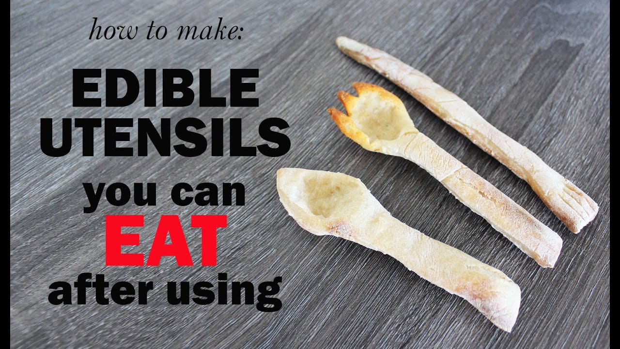 How to Make: Edible Utensils You Can Eat After Using