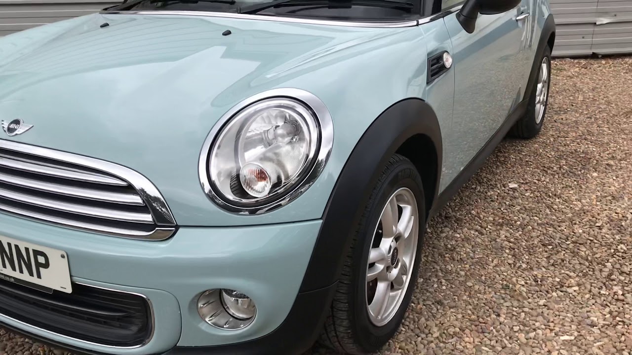 2013 Mini one Ice Blue