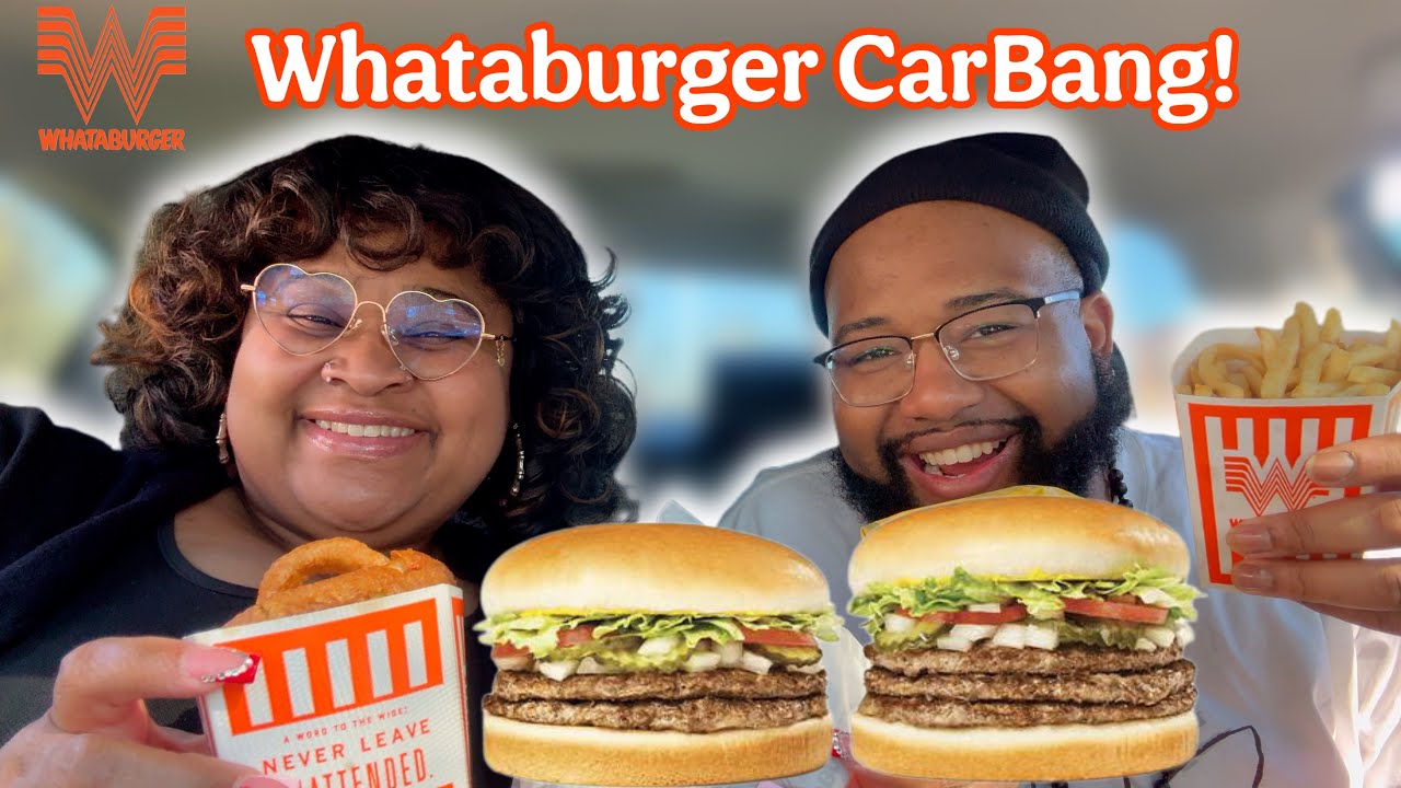 WHATABURGER MUKBANG T&LEETV