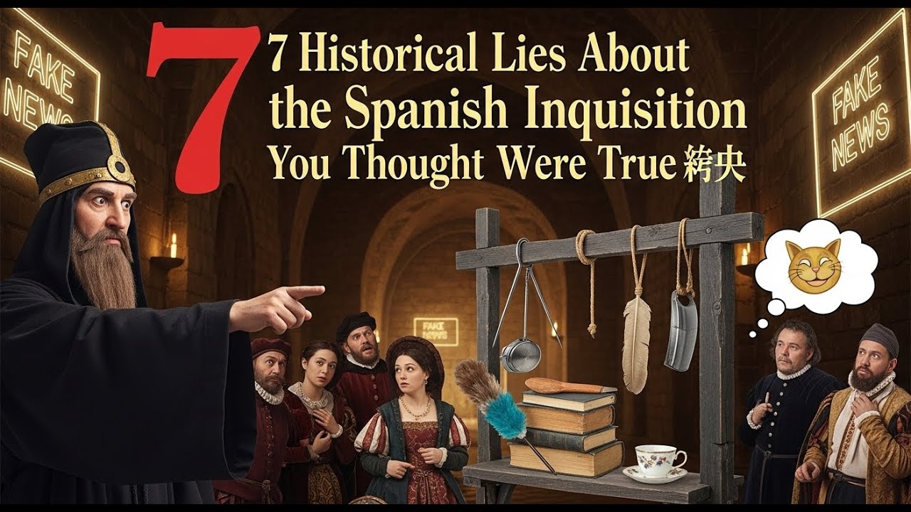 7 Mentiras históricas sobre la Inquisición Española que creías verdad ❌