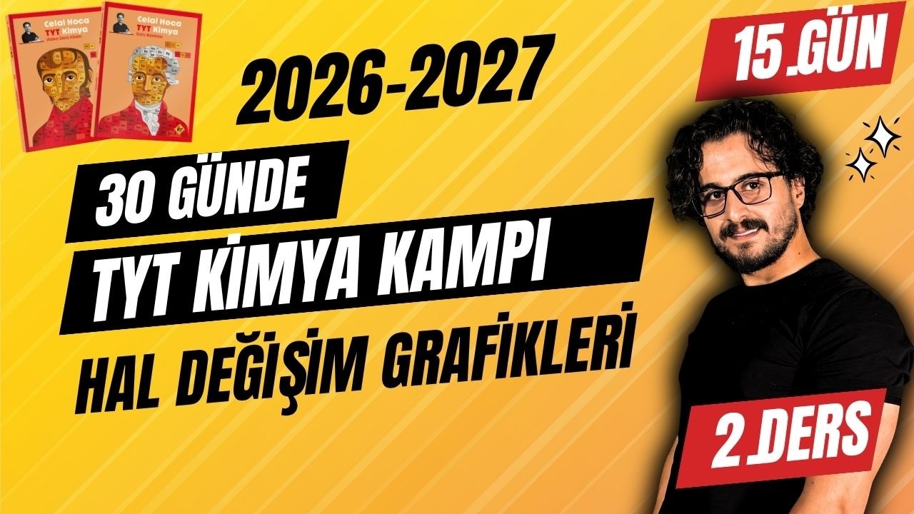 15. Gün 2. ders | Hal Değişim Grafikleri | | 30 Günde TYT Kimya Kampı | #chtayfa