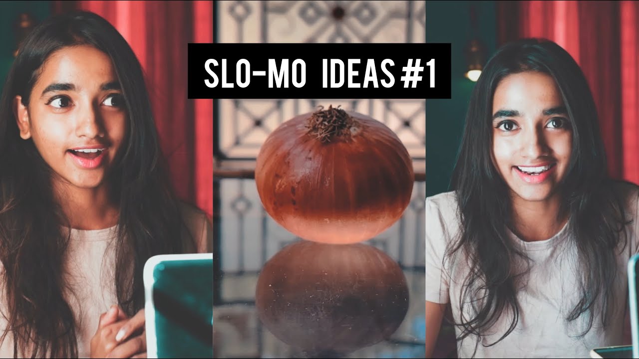 Slo-Mo video in phone - Basic tutorial #1 | How I made an onion look cool.
