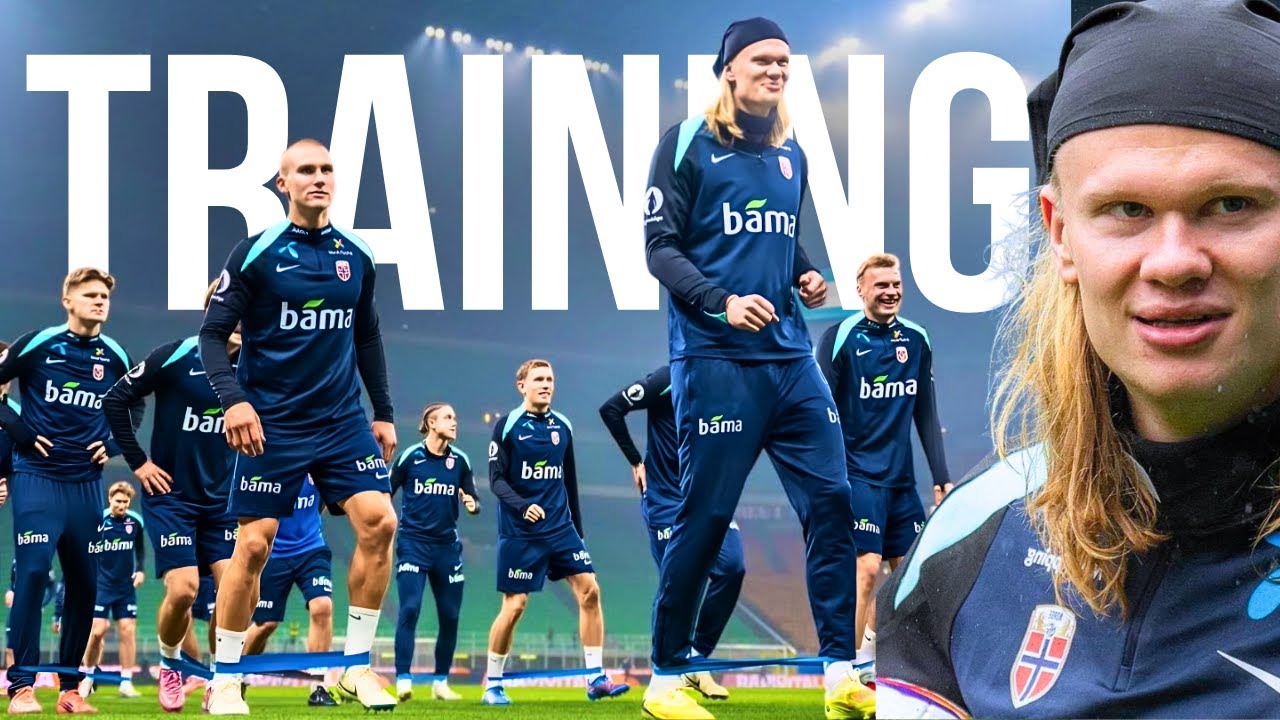 Watch Earling Haaland In BEAST Mode In Norway Training 🔥🥶