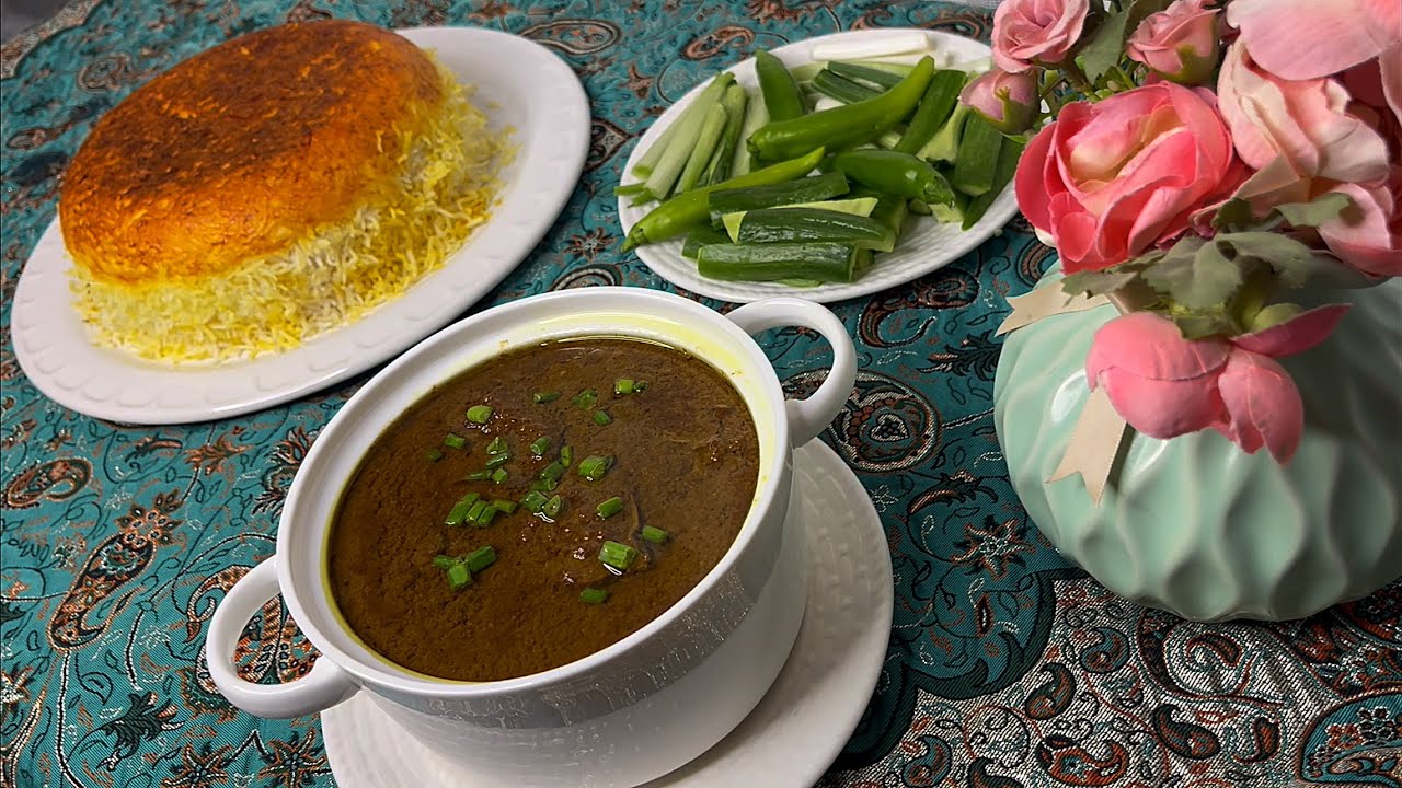 الفسنجون الاصلي اكله ايرانيه لذيذه