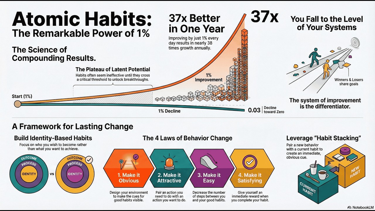 Atomic Habits Summary: How Small Habits Change Everything - Hindi