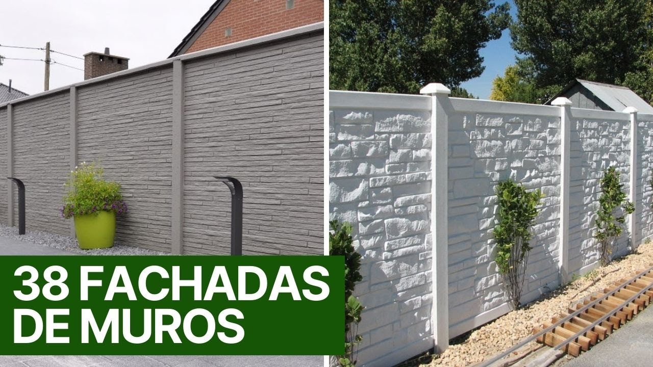 38 IDÉIAS E MODELOS DE FACHADAS DE MUROS PARA SUA INSPIRAÇÃO EXCLUSIVO
