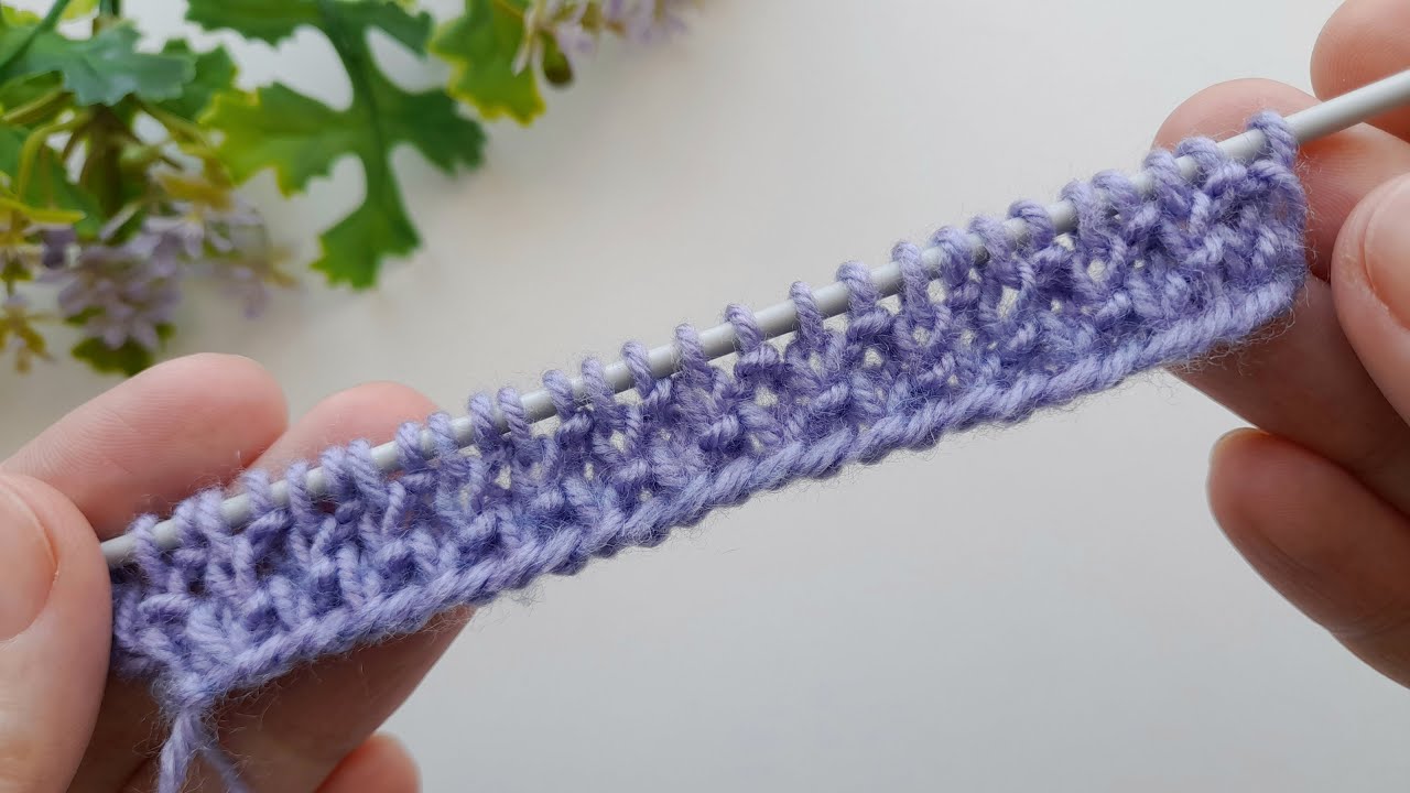 Ich habe diesen Pullover mit diesem Muster in 2 Tagen gestrickt - Einfaches und schönes Strickmuster