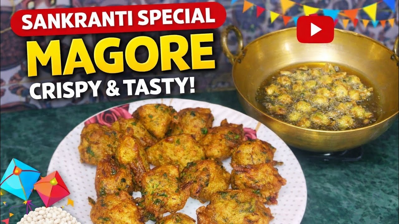 1कप दाल से करारे और चटपटे मगौडे बनाए बिना झंझट Sankranti Special Manogre Recipe|Soft & CrispyMangore