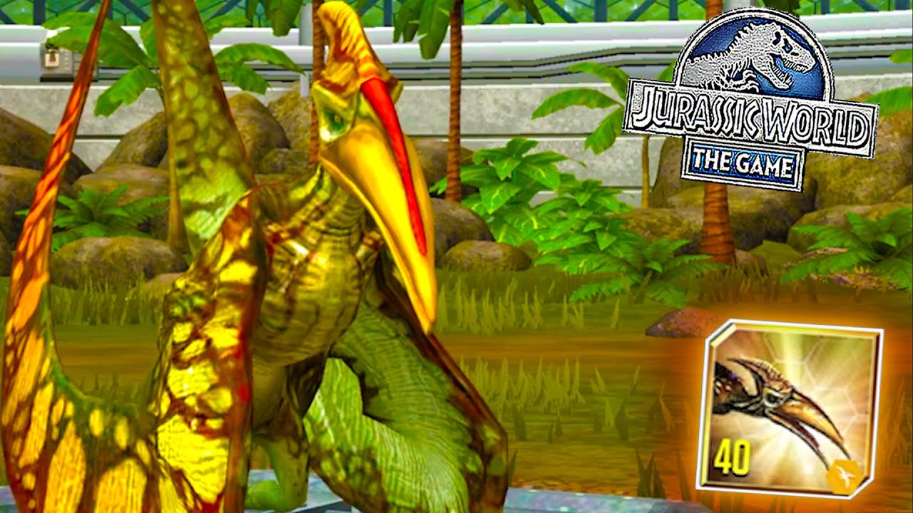 БРИЛЛИАНТОВЫЙ ПТЕРОДАКТИЛЬ 40 УРОВНЯ В Jurassic World The Game (#196)