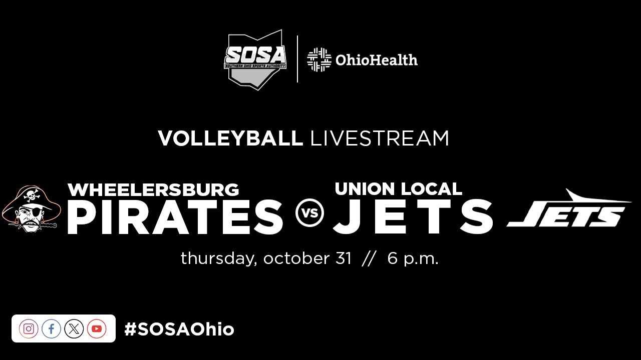 LIVE - Volleyball Regional Semifinal: Wheelersburg Pirates vs Union Local Jets