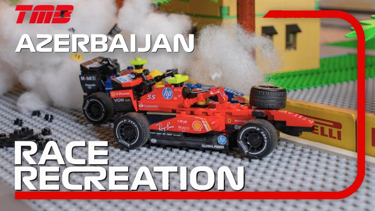 Race Recreation | 2024 Lego Azerbaijan Grand Prix