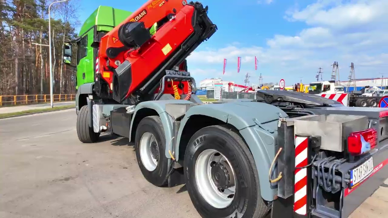 MAN TGS 26.480 6x6 PALFINGER PK 60002 HDS Żuraw Wciągarka