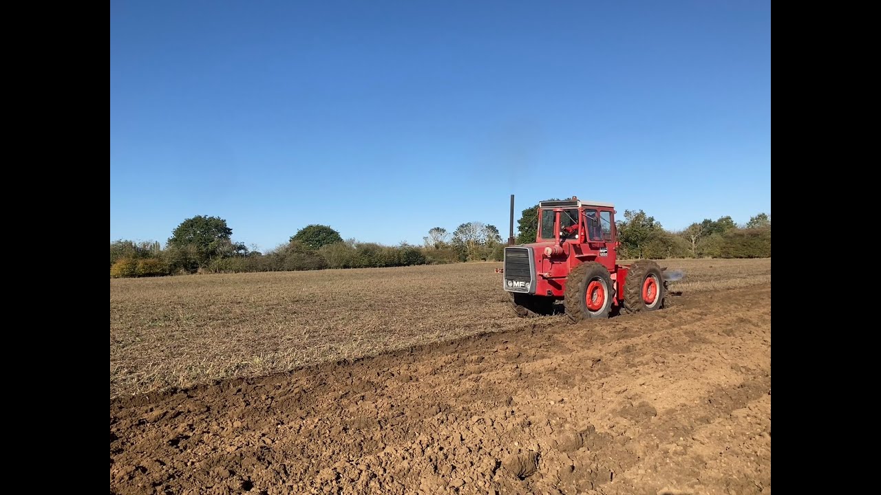MF 1200 Ploughing in Essex 2023