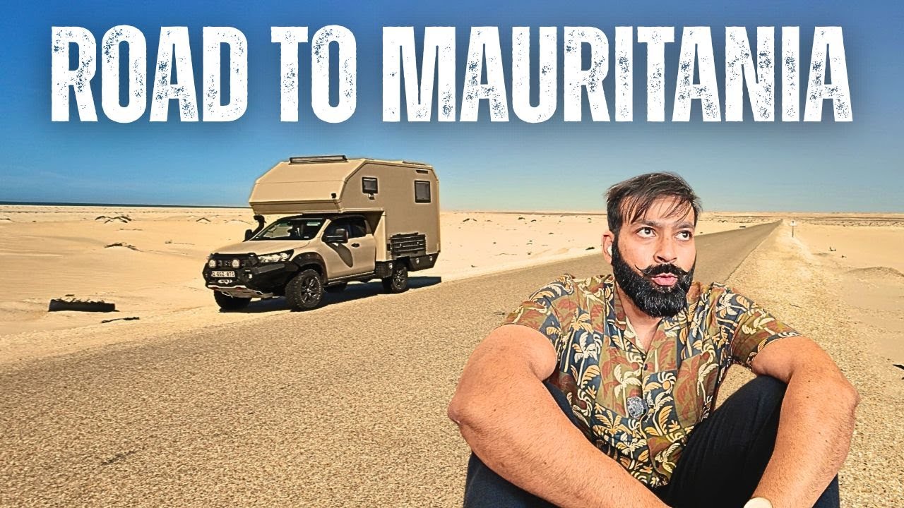 500 KM ALONE Near Mauritania Border 🇲🇦 White Desert & Ocean Road S1, EP26