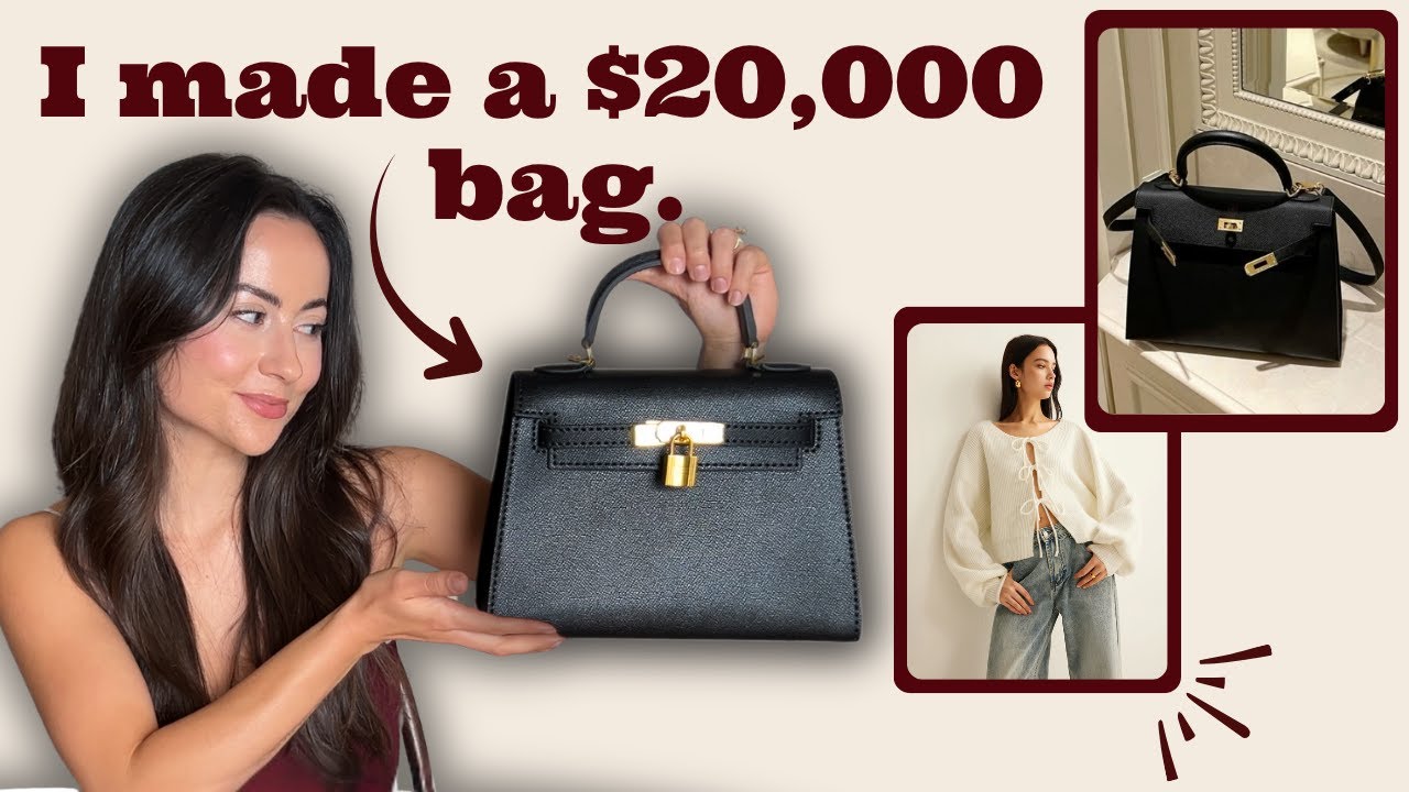 Делаю сумку Hermès Kelly вручную || шью вещи, которые не могу себе позволить