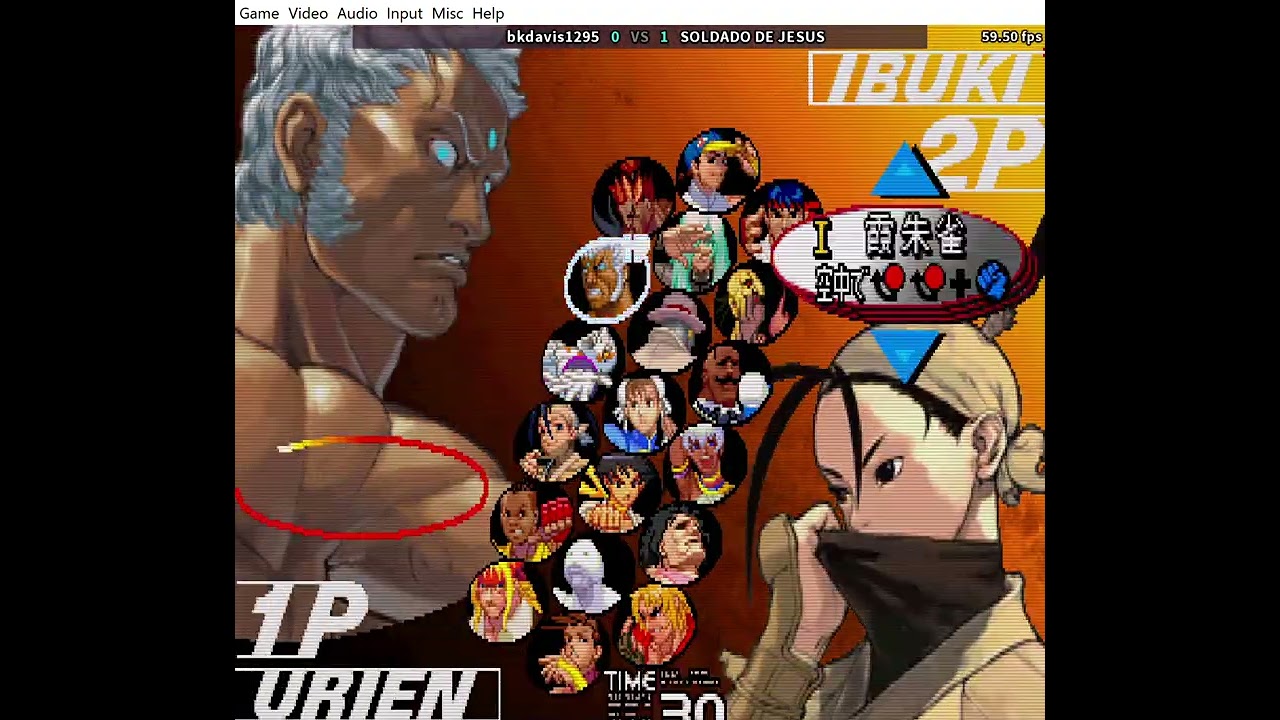 Fightcade FBNeo v0 2 97 44 55 • Street Fighter III 3rd Strike  Fight for the Future Japan 990512, NO