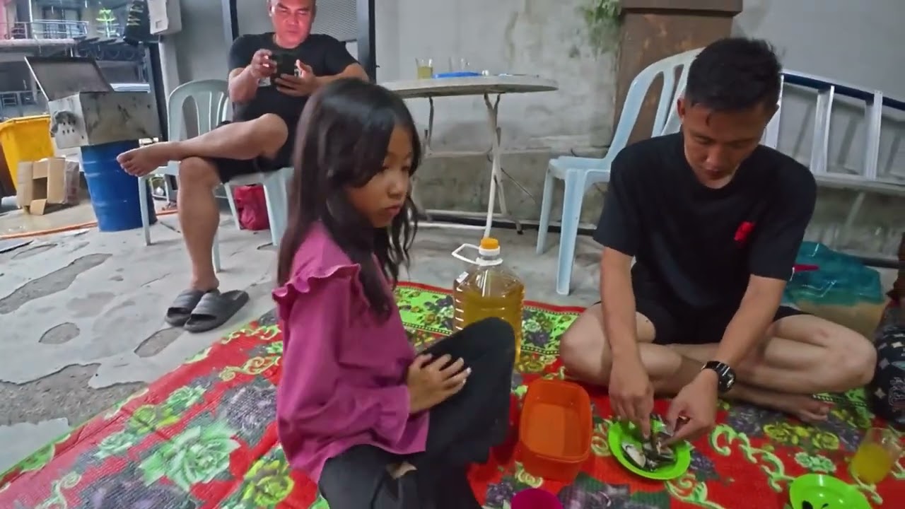 Keluarga Bujang Sigat BBQ Petang Di Rumah Apai Bacang 