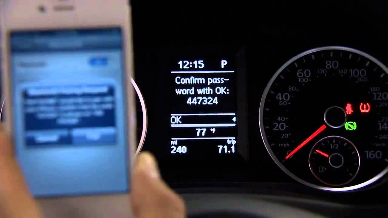 How to Pair a Phone in a Volkswagen Tiguan
