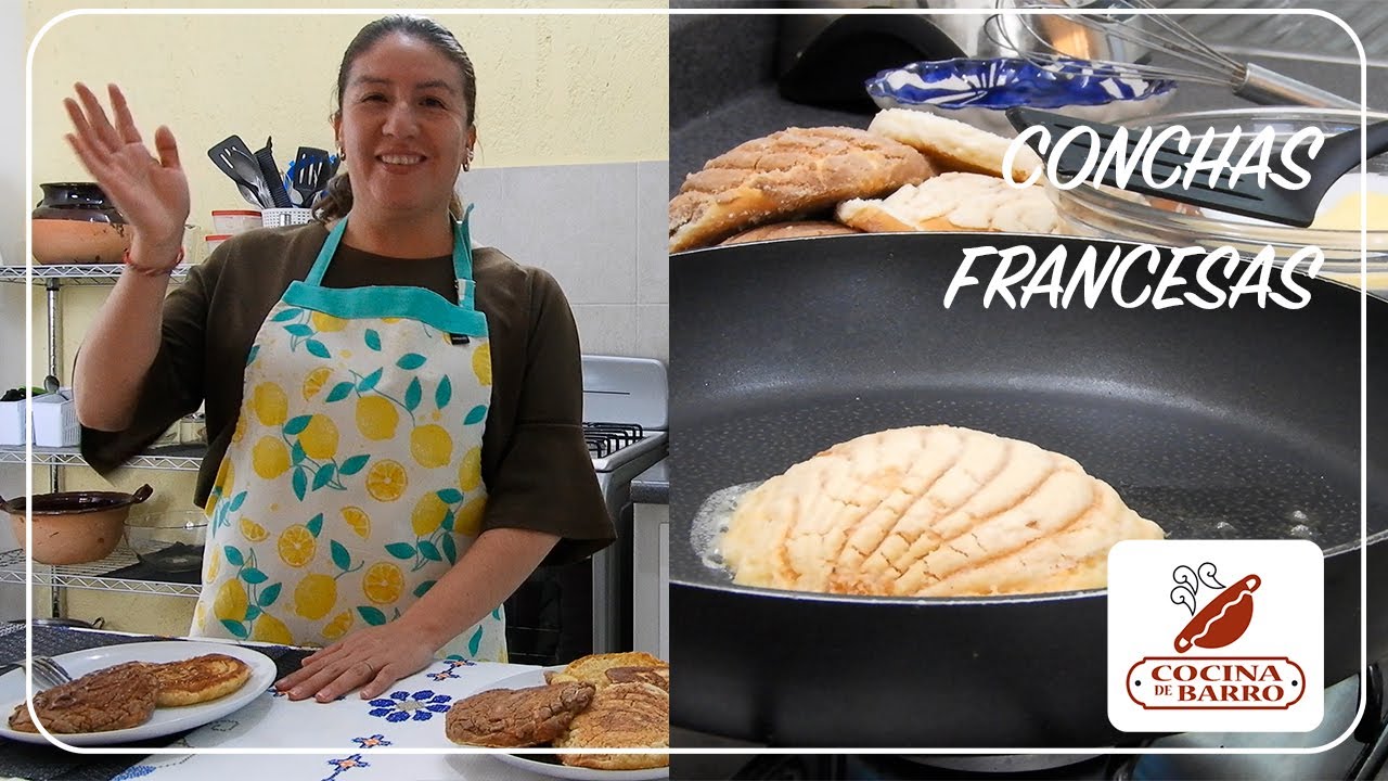 Conchas Francesas... Pan Francés con un toque muy mexicano! LA COCINA DE BARRO.
