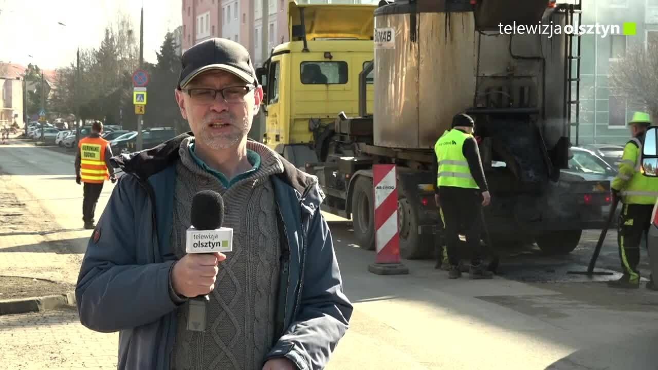 Dwa miesiące tęgiej zimy i setki dziur w drogach Olsztyna