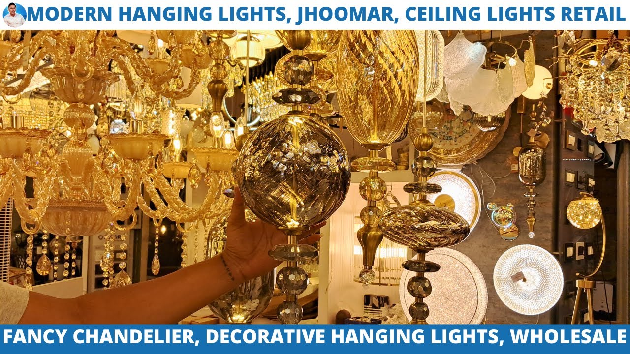 Fancy Hanging Lights & Modern Jhoomar Wholesale/Retail Store in Kolkata | Modern Chandelier Kolkata