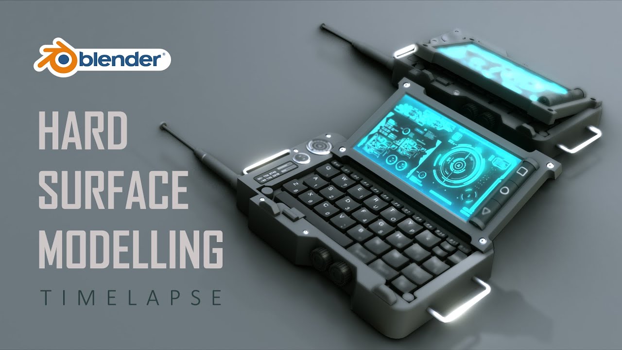 Blender Timelapse: Sci-Fi Device - Hard Surface Modeling