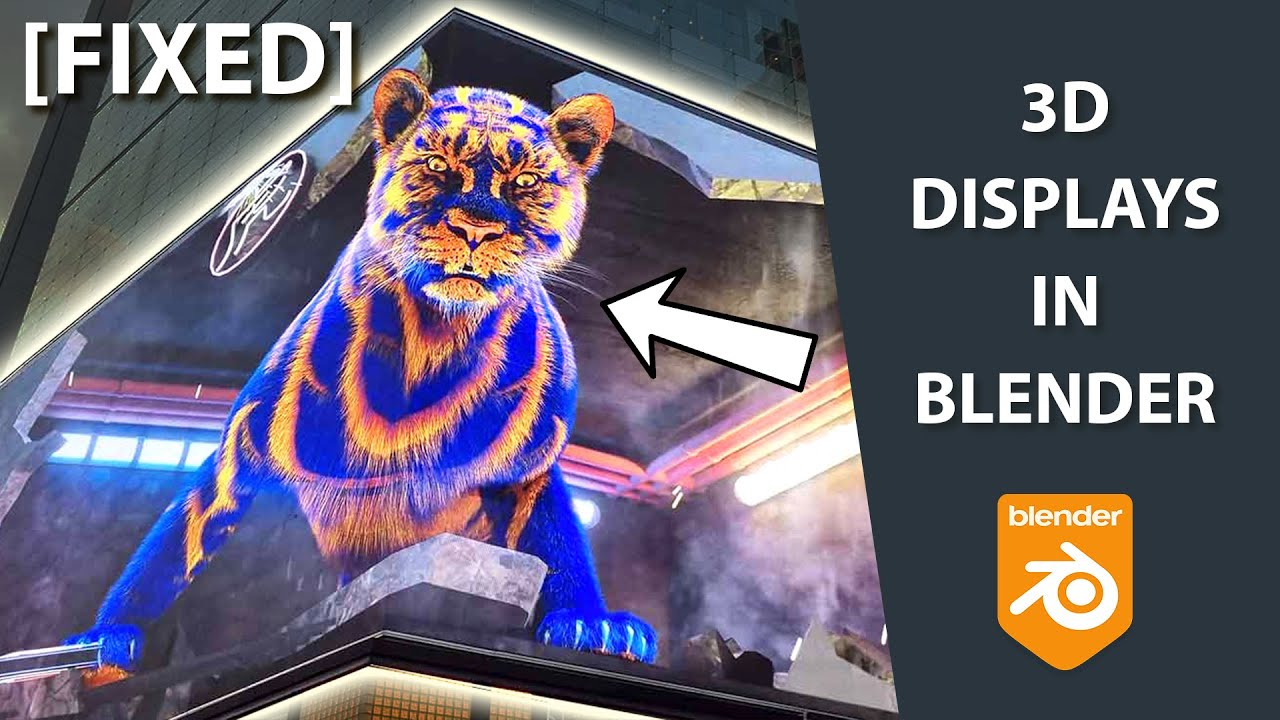 Создание 3D-видеороликов для изогнутых экранов | Обучающее руководство по Blender