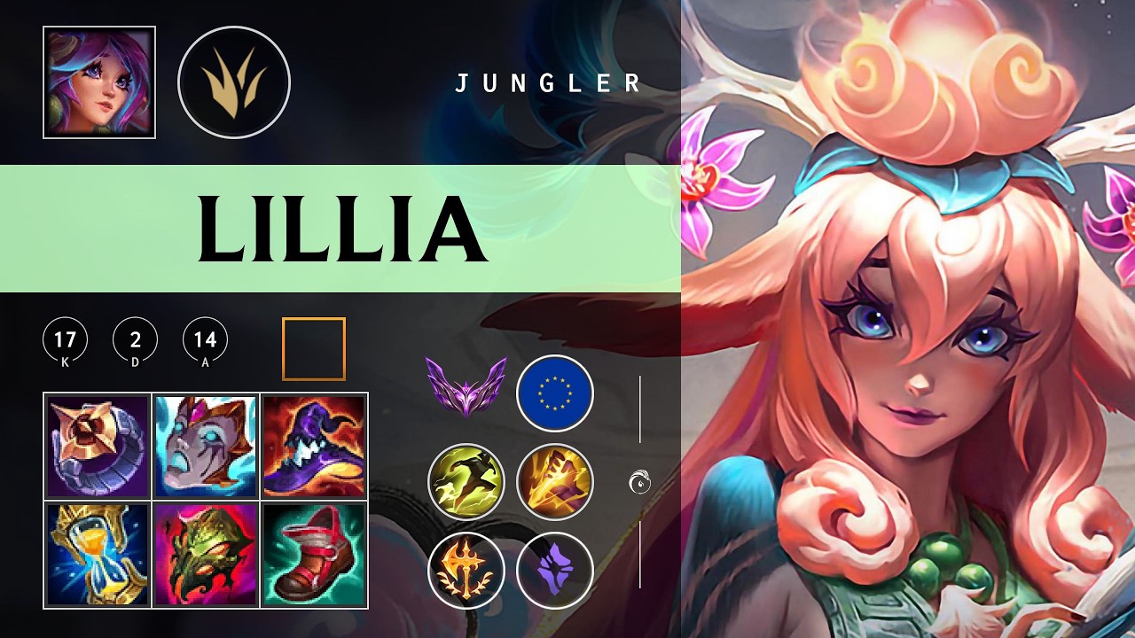 Lillia Jungle vs Sejuani - EUW Master Patch 26.03