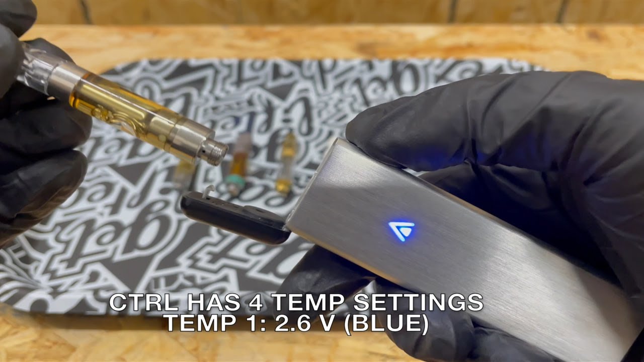 FLYTLAB Ctrl 2.0 - Temperature Voltage Settings - Universal 510 Cartridge Battery Vaporizer