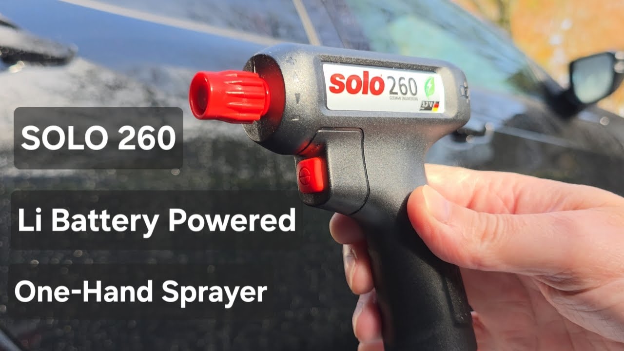Solo 260 Li Battery-Powered One-Hand Sprayer 1 Liter Classic-Line Testing Luxury Sprayer
