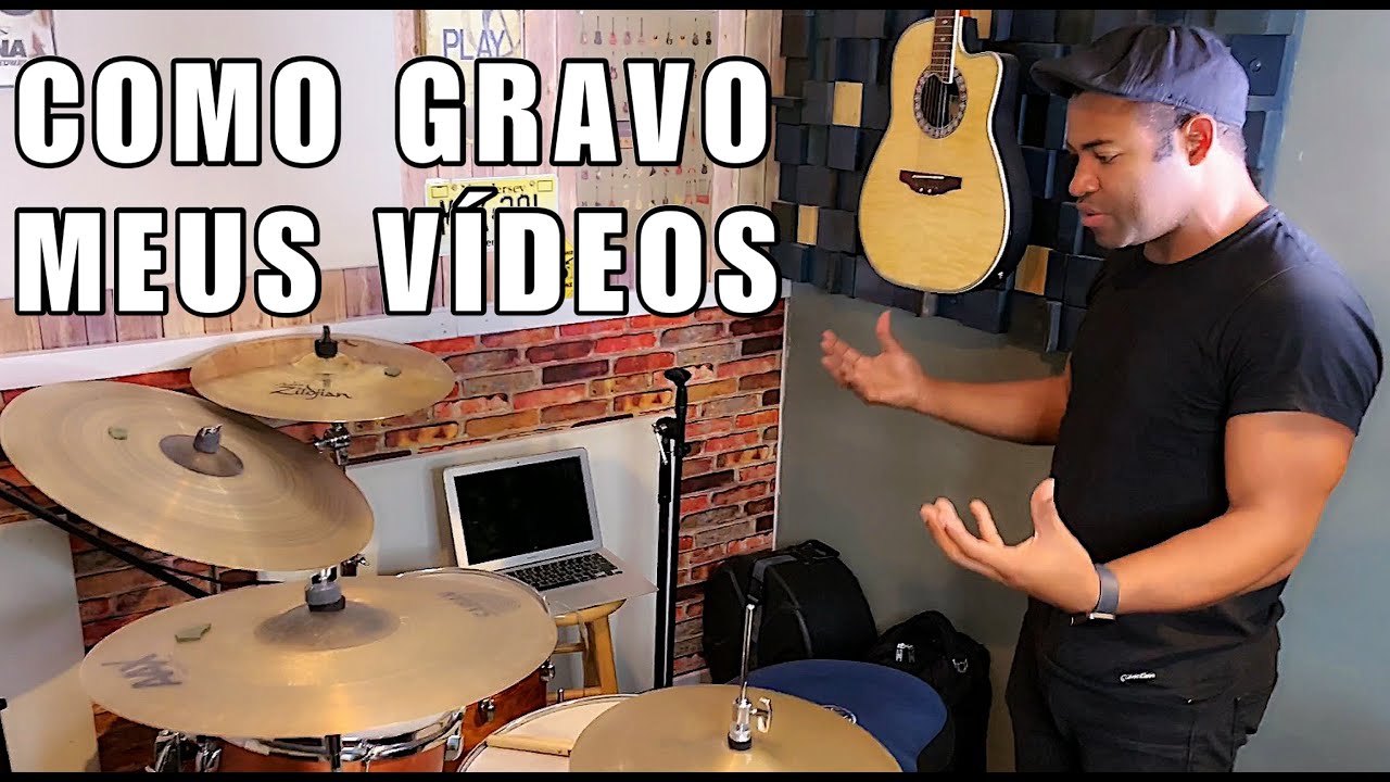 Como gravar vídeos de bateria - ISAC JAMBA!