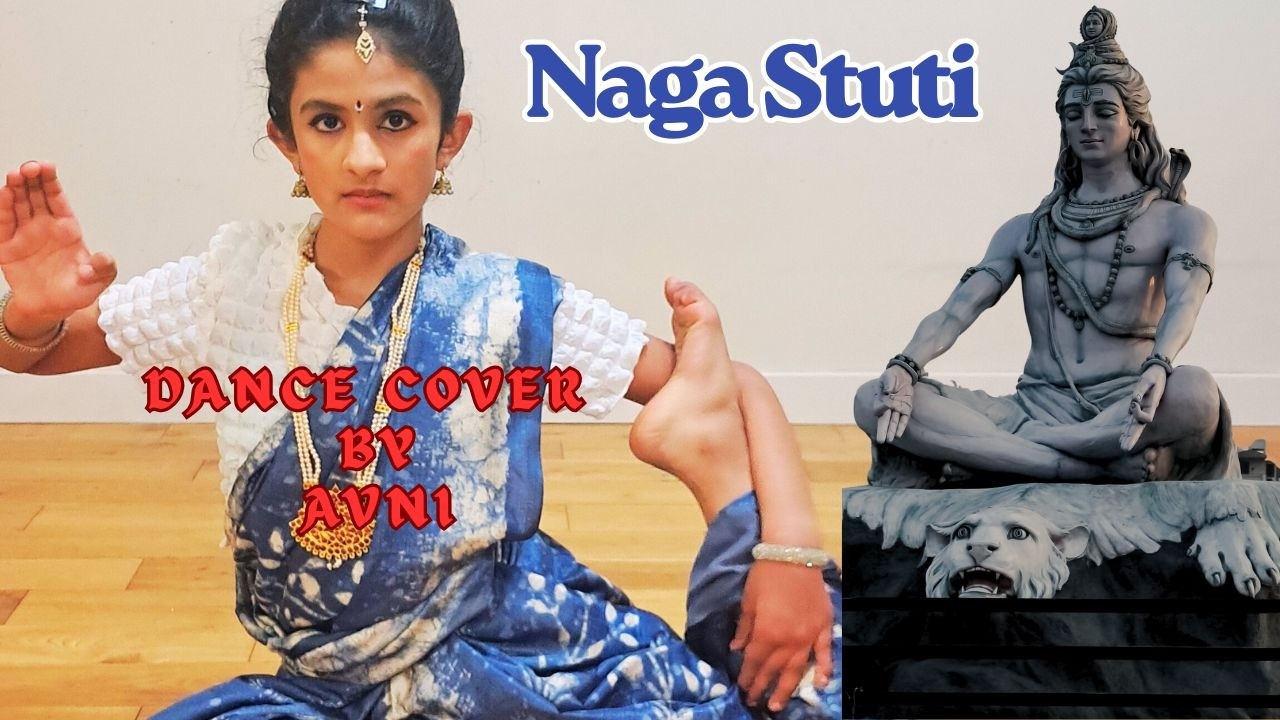 NAGA NAAGAM|NAGA STUTI|Sounds of Isha|Bharathanatyam dance by Avni|Indian classical|Mahashivaratri