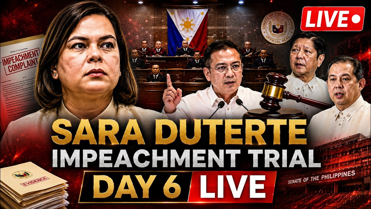 LIVE: Sara Duterte Impeachment Trial DAY 6 | Philippine Senate Hearing LIVE | High-Stakes Showdown
