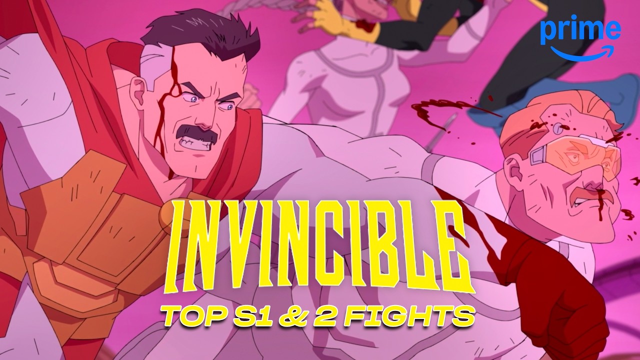 5 INSANE Invincible Fight Scenes from Seasons 1 & 2 | Prime Video