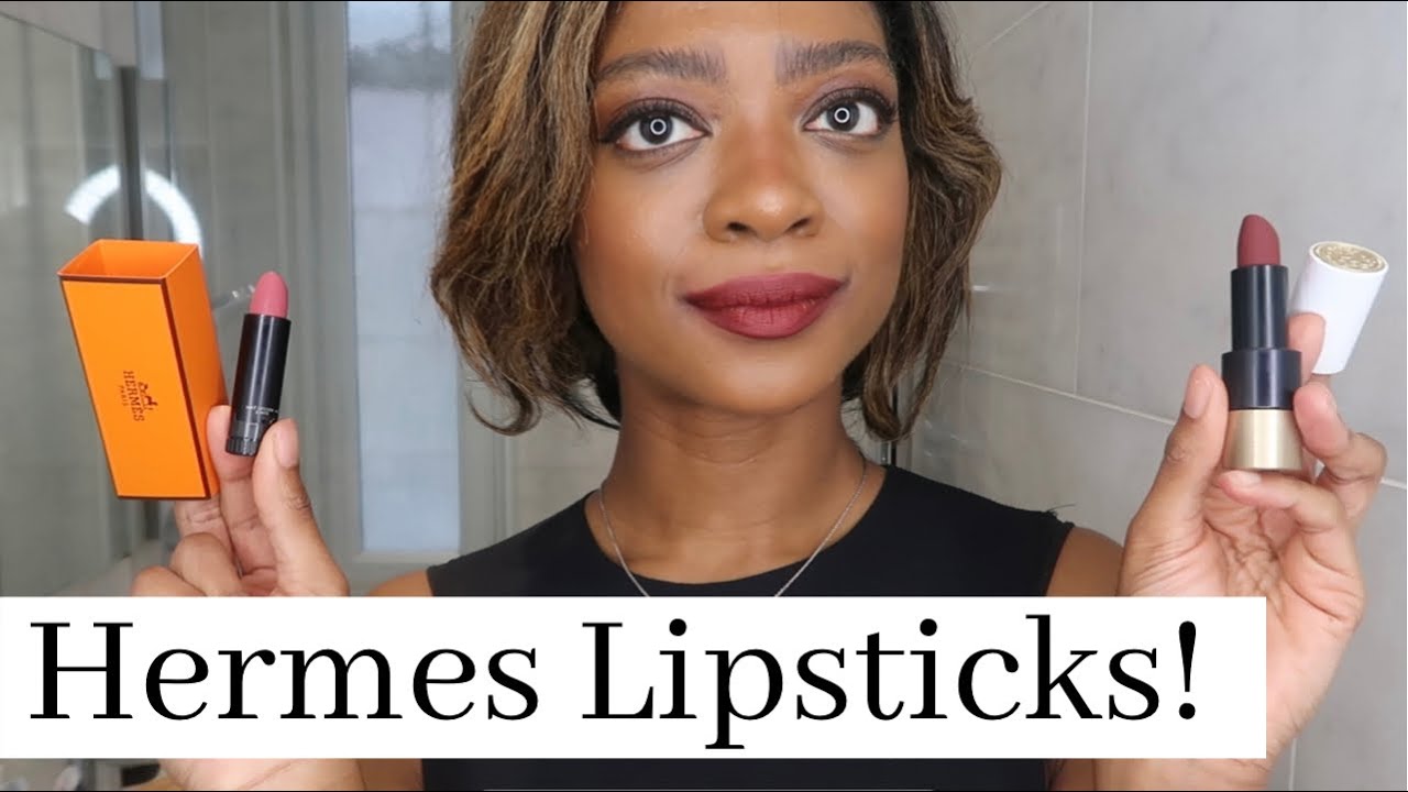 Hermes Lipsticks! The Best Gift? | Rouge Hermes Review, Swatches, Demo
