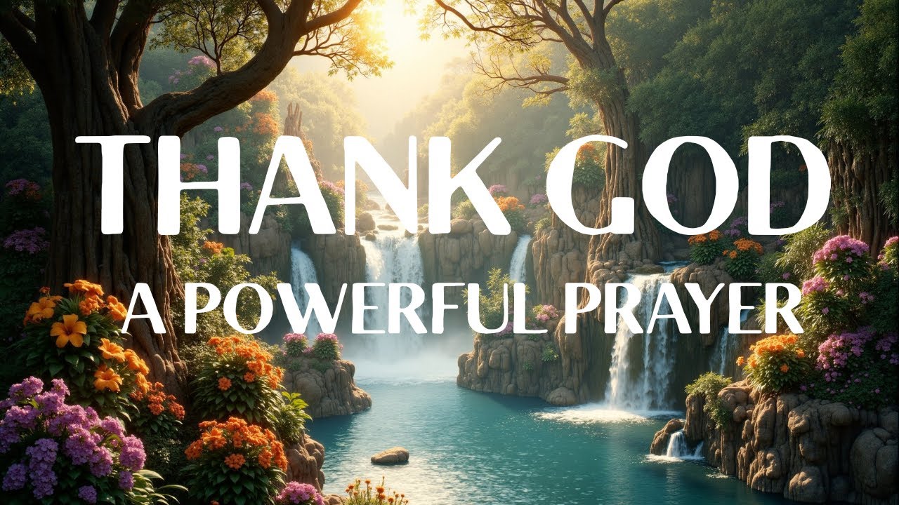 A Prayer For Thanking God | Embracing His Blessings