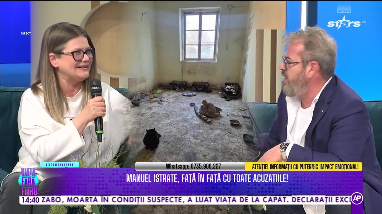 MANUEL ISTRATE, FAȚĂ ÎN FAȚĂ CU ACUZAȚIILE!