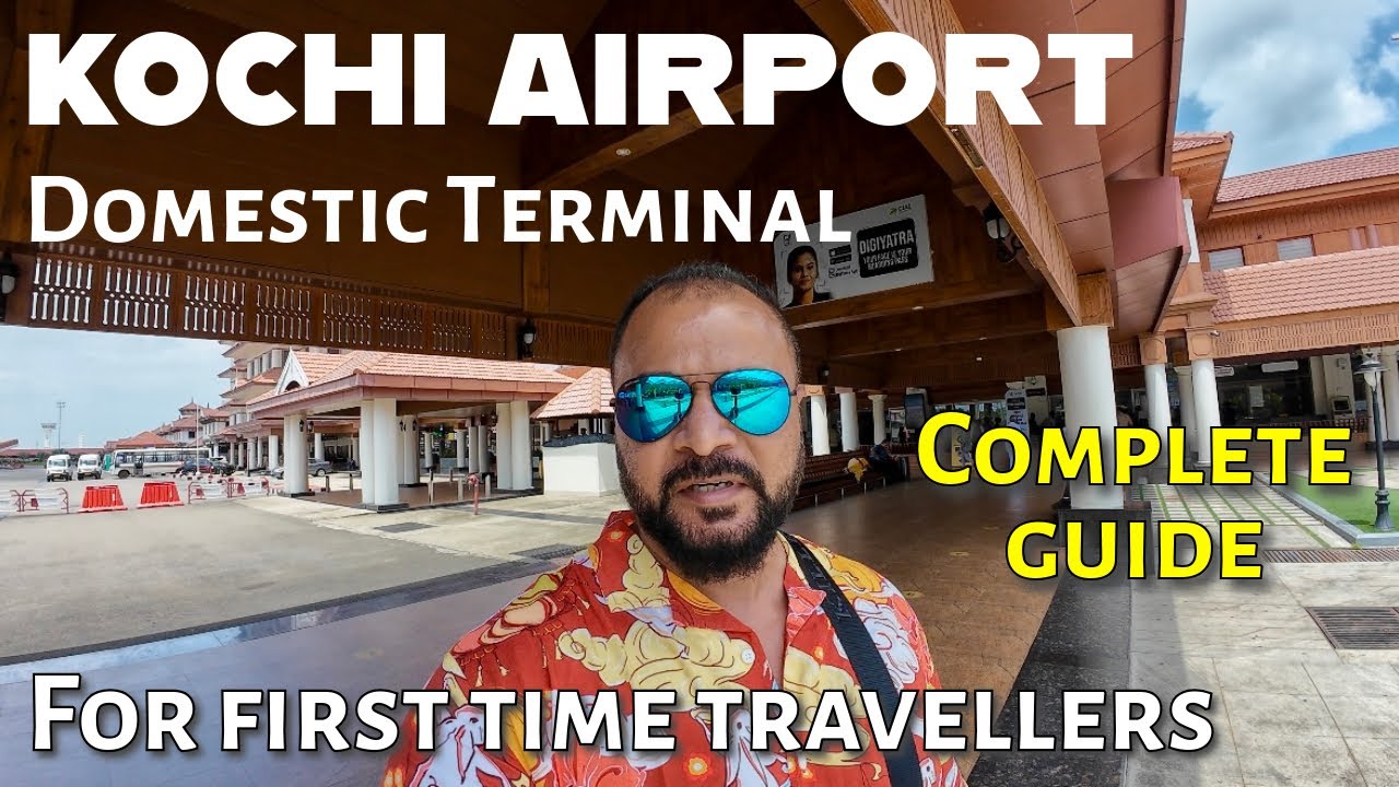 First time travel in flight | Kochi Airport domestic terminal complete guide | Kochi airport lounge