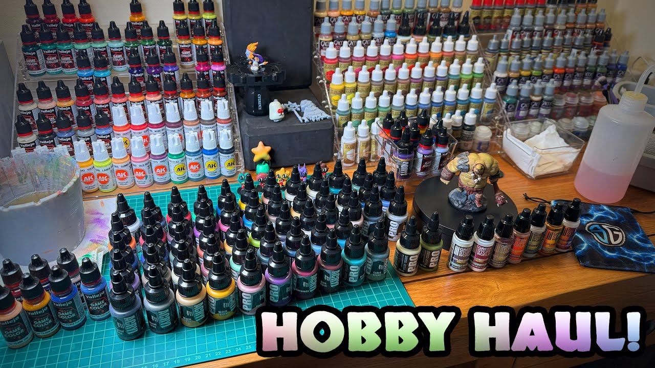 £250 on new paints! Pro Acryl, Vallejo, Hobby Haul!