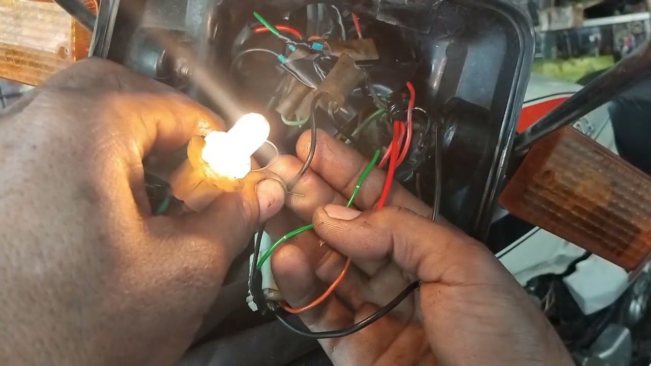 jalur kabel kunci kontaK motor HONDA WIN