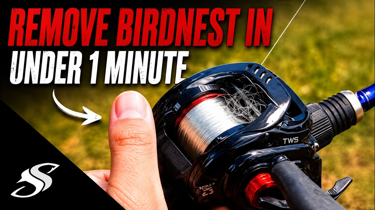 Baitcaster How to: Remove a Backlash/Birdnest in Under 1 Minute!