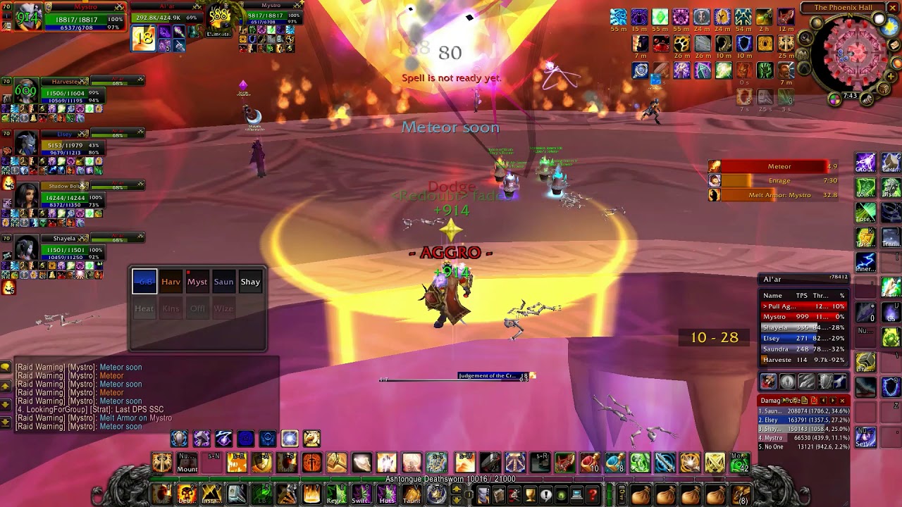 Multiboxing Tempest Keep - Al'ar - TBC 5 MAN